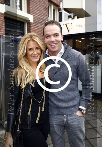 Amsterdam 10 oktober 2013
Opening TOV winkel . Robert Doornbos en Chantal Bles