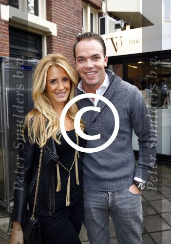 Amsterdam 10 oktober 2013
Opening TOV winkel . Robert Doornbos en Chantal Bles
