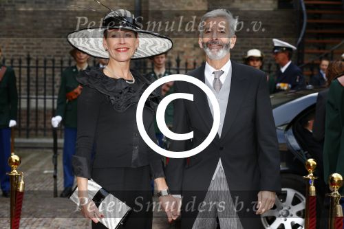 Den Haag 17 september 2013
Prinsjesdag op het binnenhof. Ronald Plasterk met vrouw