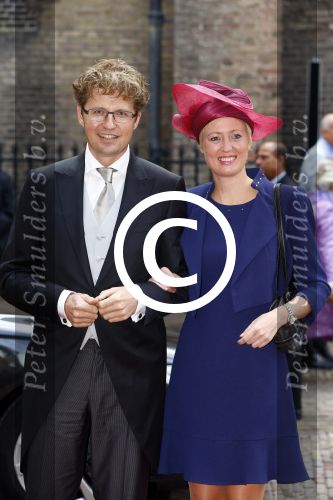 Den Haag 17 september 2013
Prinsjesdag op het binnenhof. Sander Dekker met vrouw