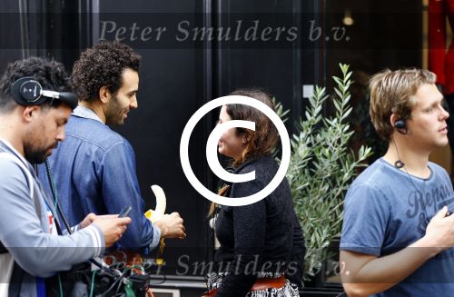 Amsterdam 8 oktober 2013
Opnames hartenstraat onder regie van Sanne Vogel met op de set Marwan Kenzami Benja Bruining Bracha v Doesburgh  Gigi ravelli en ...