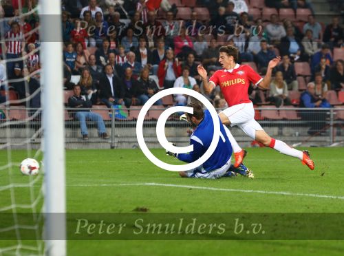 Eindhoven, 25 September 2013
KNVB Beker wedstrijd PSV-Telstar, eindstand 4-1
3 doelpunten Jurgen Locadia
Santiago Arias
Foto Junior Smulders