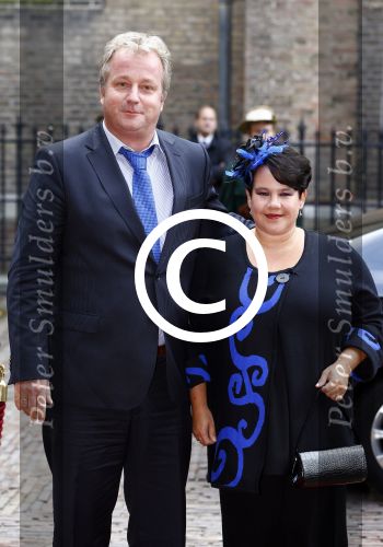 Den Haag 17 september 2013
Prinsjesdag op het binnenhof. Sharon Dijksma met man