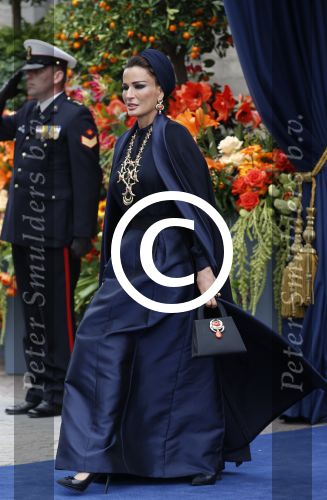 Amsterdam, 30 april 2013
Inhuldiging Koning Willem Alexander en Koningin Maxima
Sheikha Mozah bint Nasser Al Missned van Qatar
Foto Peter Smulders BV