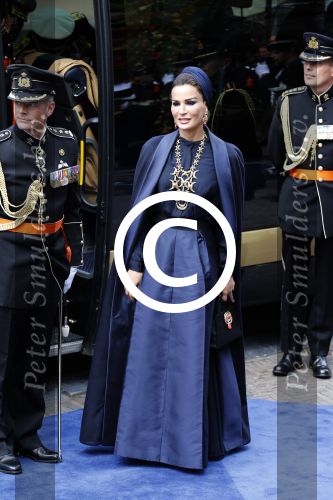 Amsterdam, 30 april 2013
Inhuldiging Koning Willem Alexander en Koningin Maxima
Sheikha Mozah bint Nasser Al Missned van Qatar
Foto Peter Smulders BV