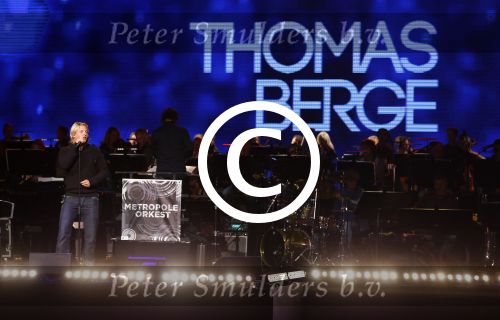 Hilversum 15 oktober 2013
Artiesten treden in studio 21 op met het metropole orkest. Thomas Berge