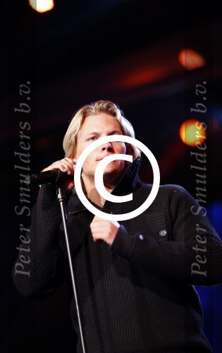 Hilversum 15 oktober 2013
Artiesten treden in studio 21 op met het metropole orkest. Thomas Berge