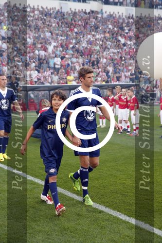 Eindhoven, 19 juli 2013
Afscheidswedstrijd van Mark v Bommel in het psv stadion. 
Thomas Muller
Peter Smulders bv