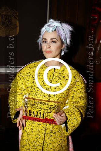 Amsterdam 23 september 2013
Grazia Red carpet event in hotel the Grand.
Victoria Koblenko met Hilmar Mulder en Valerio Zeno