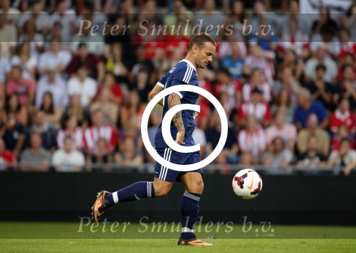 Eindhoven, 19 juli 2013
Afscheidswedstrijd van Mark v Bommel in het psv stadion. 
Wesley Sneijder
Peter Smulders bv