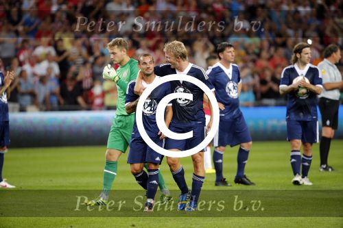Eindhoven, 19 juli 2013
Afscheidswedstrijd van Mark v Bommel in het psv stadion. 
Wesley Sneijder
Peter Smulders bv
