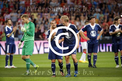 Eindhoven, 19 juli 2013
Afscheidswedstrijd van Mark v Bommel in het psv stadion. 
Wesley Sneijder
Peter Smulders bv