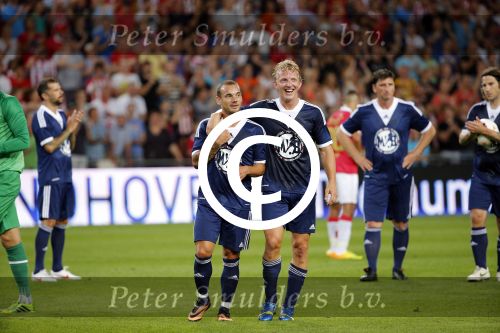 Eindhoven, 19 juli 2013
Afscheidswedstrijd van Mark v Bommel in het psv stadion. 
Wesley Sneijder
Peter Smulders bv
