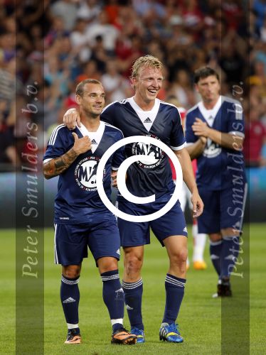 Eindhoven, 19 juli 2013
Afscheidswedstrijd van Mark v Bommel in het psv stadion. 
Wesley Sneijder
Peter Smulders bv