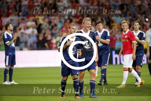 Eindhoven, 19 juli 2013
Afscheidswedstrijd van Mark v Bommel in het psv stadion. 
Wesley Sneijder
Peter Smulders bv