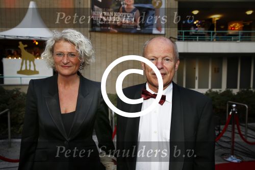 Utrecht 4 oktober 2013
Uitreiking van de gouden kalveren in Utrecht.
Willem Vermeend met partner