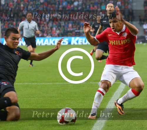 Eindhoven, 25 September 2013
KNVB Beker wedstrijd PSV-Telstar, eindstand 4-1
3 doelpunten Jurgen Locadia
Zakaria Bakkali
Foto Junior Smulders