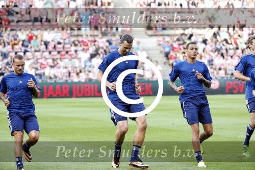 Eindhoven, 19 juli 2013
Afscheidswedstrijd van Mark v Bommel in het PSV stadion. 
Zlatan Ibrahimovic
Peter Smulders bv