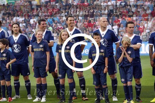 Eindhoven, 19 juli 2013
Afscheidswedstrijd van Mark v Bommel in het PSV stadion. 
Zlatan Ibrahimovic
Peter Smulders bv