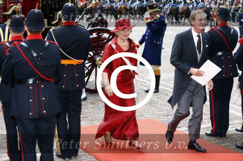 Den Haag 17 september 2013
Prinsjesdag op het binnenhof. mevr v Loon de la Bouchere