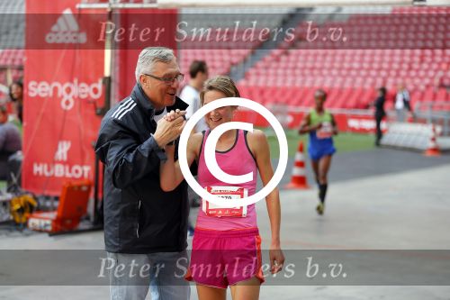 Amsterdam 12 oktober 2014
Rene Froger loopt met zoon Danny beste vriend Frank Schmitt de ajax loop ter voorbereiding op de New York marathon.