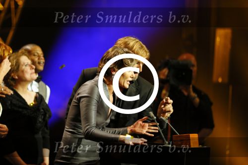 Amsterdam 16 oktober 2014
Uitreiking gouden televizierring in Carre. Victor Reinier en Angela Schijf winnen de ring met Flikken Maastricht