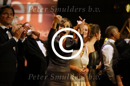 Amsterdam 16 oktober 2014
Uitreiking gouden televizierring in Carre. Victor Reinier en Angela Schijf winnen de ring met Flikken Maastricht