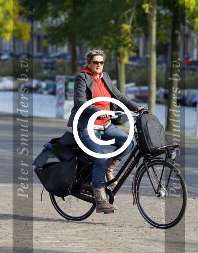 Amsterdam 9 oktober 2014
Annette Malherbe op de fiets bij de westergasfabriek