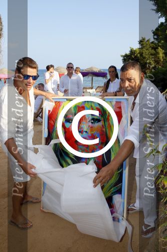 ibiza 26 september 2014
Trouwen Patty Brard en Antoine de Vijver bij babylon beach op ibiza. Arjan Roskam