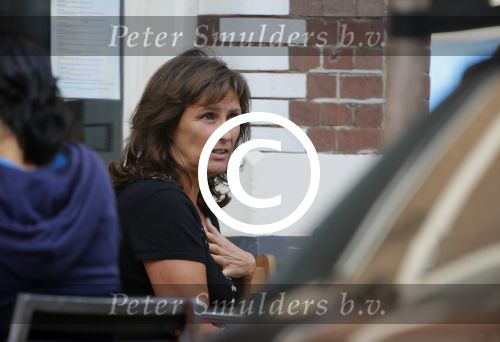 Amsterdam 4 oktober 2014
Astrid Joosten met een kennis op terras.