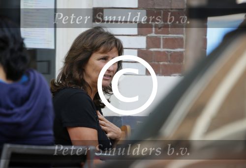 Amsterdam 4 oktober 2014
Astrid Joosten met een kennis op terras.