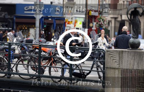 Amsterdam 2 oktober 2014
Bram Moszkowicz op straat in het centrum van Amsterdam