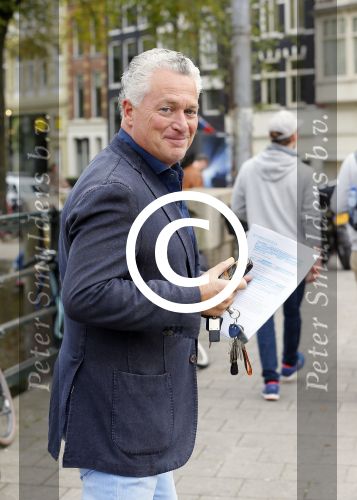 Amsterdam 2 oktober 2014
Bram Moszkowicz op straat in het centrum van Amsterdam