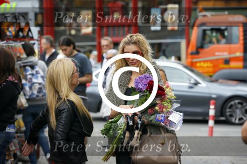Amsterdam 2 oktober 2014
Opnames van de serie The Real Housewives of Beverly Hills in Amsterdam,
Brandi Glanville