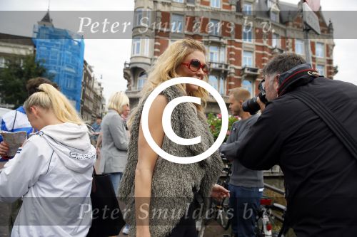 Amsterdam 2 oktober 2014
Opnames van de serie The Real Housewives of Beverly Hills in Amsterdam,
Brandi Glanville