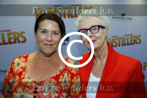 Amsterdam 22 september 2014
Premiere Pijnstillers in Tuschinski.
Carry Slee met partner Elles v d Berg