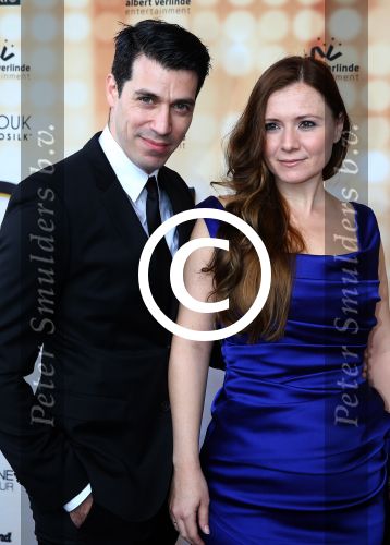 Rotterdam, 28 September 2014
Premiere Musical Dreamgirls
Celine Purcell met partner Oren Schrijver
