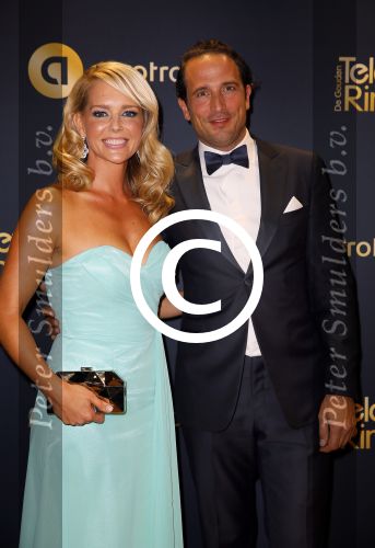 Amsterdam 16 oktober 2014
Uitreiking gouden televizierring in Carre. Chantal Janzen met vriend Marco