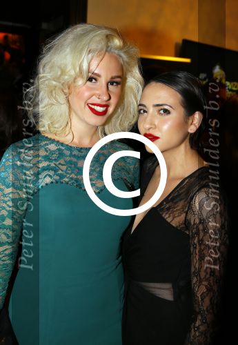 Amsterdam 16 oktober 2014
Uitreiking gouden televizierring in Carre.  Christina Curry met een kennis