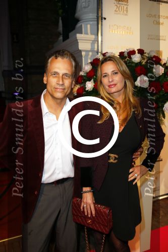 Amsterdam 29 september 2014
Beau monde awards in het Amstel hotel.
Robert en Claudia Schoemacher