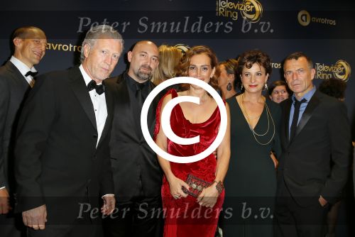 Amsterdam 16 oktober 2014
Uitreiking gouden televizierring in Carre. 
Crew Penoza met v.l.n.r.: Hajo Bruins - Loek Peters - Monic Hendrikkxs - Jacqueline Blom en Raymond Thirry