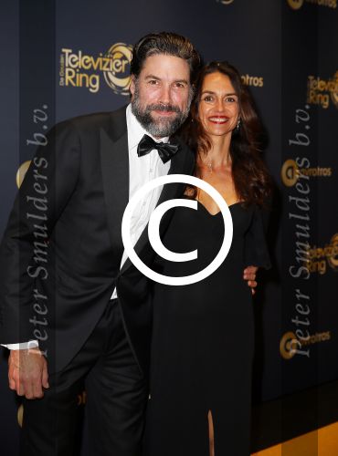 Amsterdam 16 oktober 2014
Uitreiking gouden televizierring in Carre. 
Daniel Boissevain en partner Vanessa Henneman