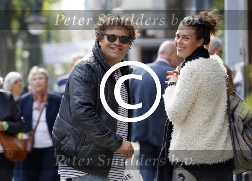 Amsterdam 23 september 2014
Dirk Zeelenberg met zijn vrouw Suus op de cornelis schuytstraat