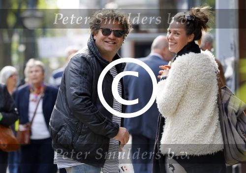 Amsterdam 23 september 2014
Dirk Zeelenberg met zijn vrouw Suus op de cornelis schuytstraat
