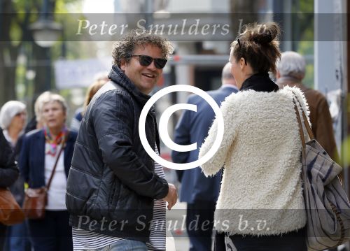 Amsterdam 23 september 2014
Dirk Zeelenberg met zijn vrouw Suus op de cornelis schuytstraat