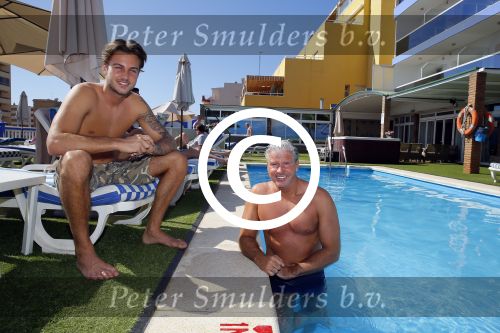 Torremolinos25 september 2014
Dave Dries en Honoria Roelvink op vakantie in Spanje waar Dries heeft opgetreden.