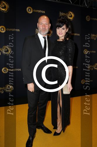 Amsterdam 16 oktober 2014
Uitreiking gouden televizierring in Carre. 
Eddy Zoe en partner Marieke Huisegge