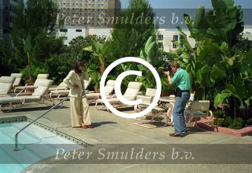 Hollywood, 10 September 1993
Werkbezoek op de set van de The Bold & The Beautifull met Edwin Smulders met Eric v Saten, John McCook