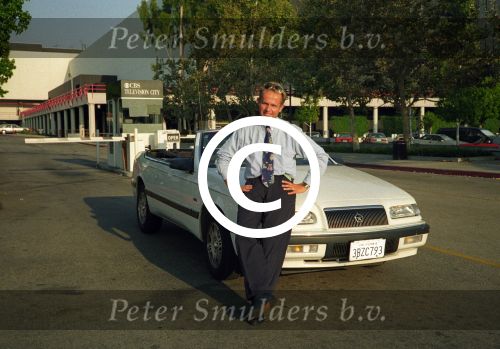 Hollywood, 10 September 1993
Werkbezoek op de set van de The Bold & The Beautifull met Edwin Smulders met Eric v Saten, John McCook