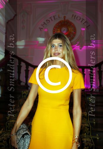 Amsterdam 29 september 2014
Beau monde awards in het Amstel hotel. Estelle Cruijff met Rodrigo Otazu